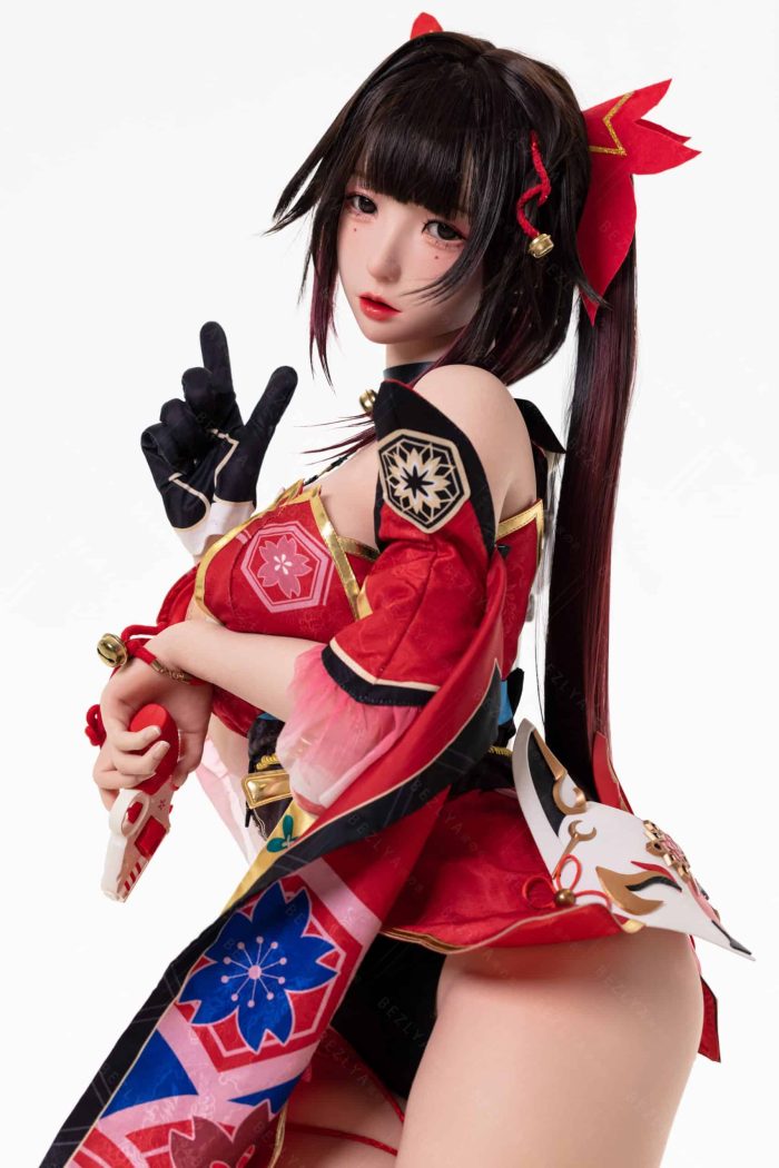 BEZLYA彼之良蠢沫沫2號妝155Mcm E cup真人倒模矽膠娃娃
