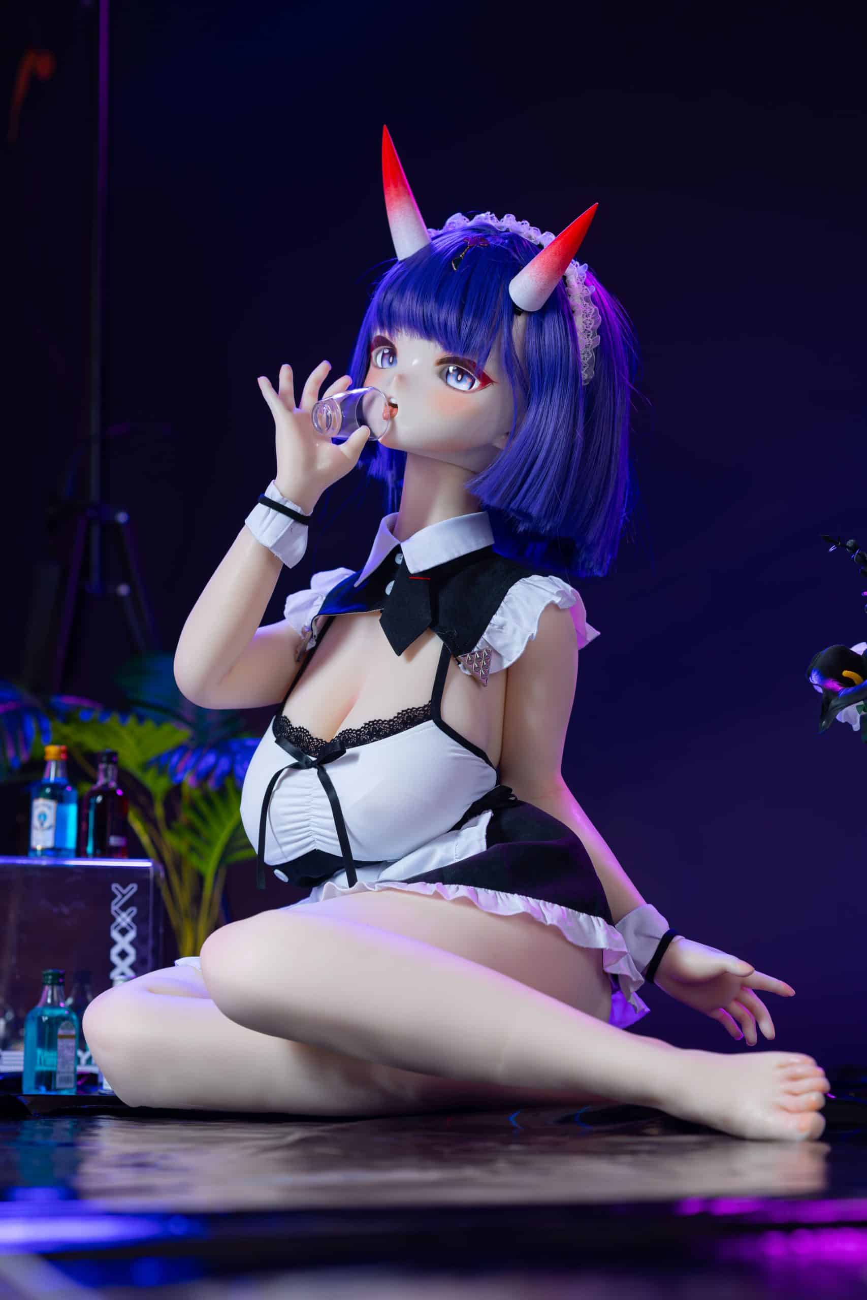 MW Girl 魔物姬 -  和酒 - 121cm- 大胸 ( 矽膠頭+矽膠身)｜FGO 酒吞童子 娃娃：圖片 10