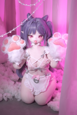 MW Girl 魔物姬- 可晴 - 138cm - 小胸(矽膠頭+TPE身體)｜原神 刻晴 成人娃娃：圖片 7