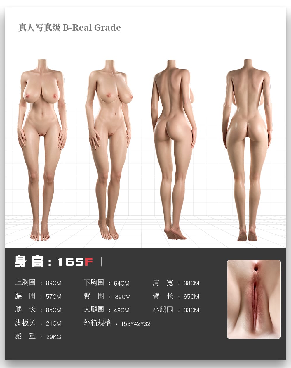 165cm Fcup （皮紋版）