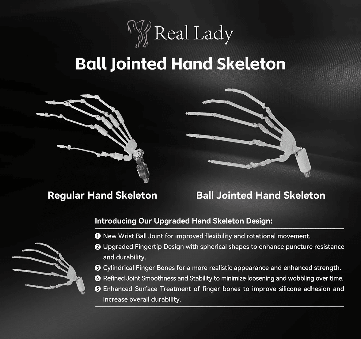 Ball-jointed doll skeleton
