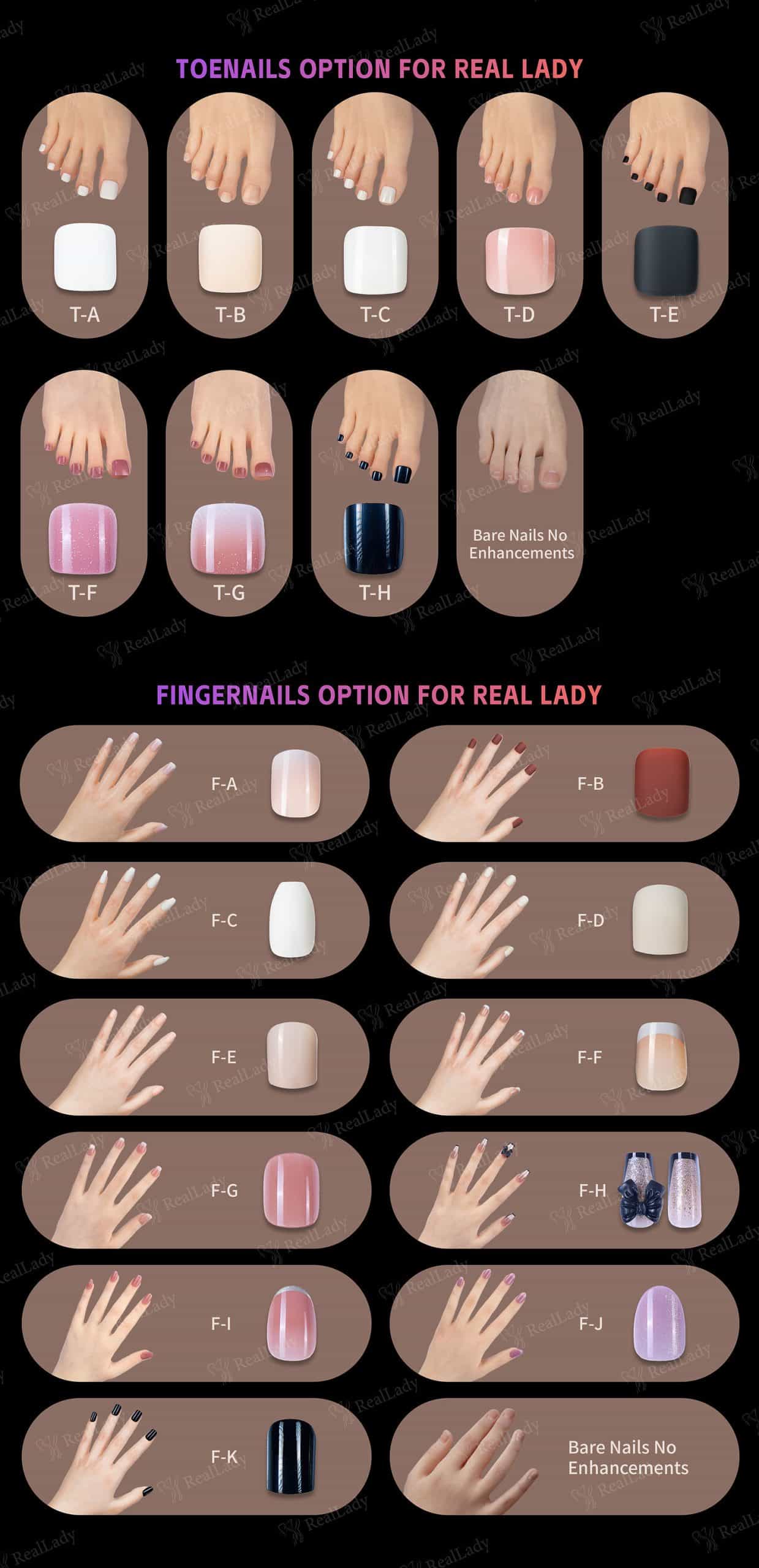 Real lady nails