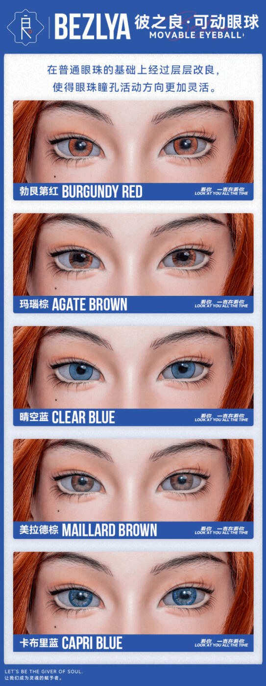Movable eyeballs