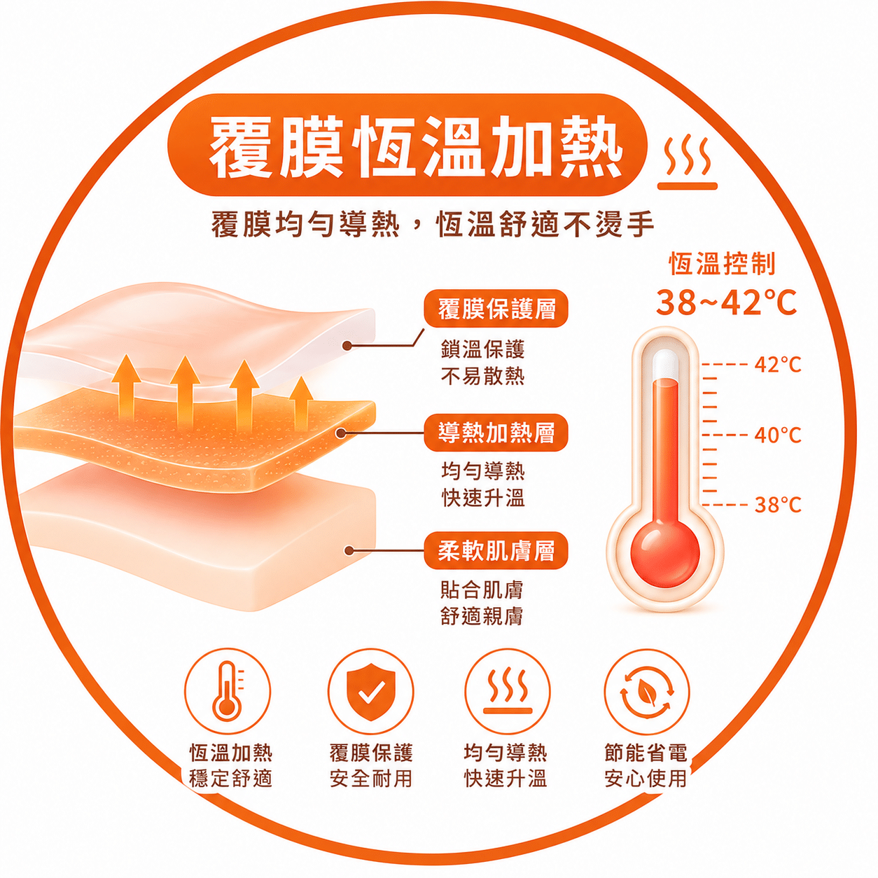 覆膜恆溫加熱