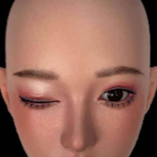 可睜閉眼