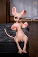 Dolls Castle | 娃娃城堡 - 100CM SZ17 Cream Mouse Doll｜鼠娘福瑞矽膠娃娃 - Image 5