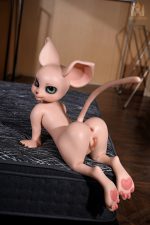 Dolls Castle | 娃娃城堡 - 100CM SZ17 Cream Mouse Doll｜鼠娘福瑞矽膠娃娃 - Image 12