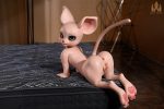 Dolls Castle | 娃娃城堡 - 100CM SZ17 Cream Mouse Doll｜鼠娘福瑞矽膠娃娃 - Image 13