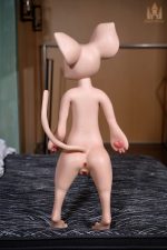 Dolls Castle | 娃娃城堡 - 100CM SZ17 Cream Mouse Doll｜鼠娘福瑞矽膠娃娃 - Image 24