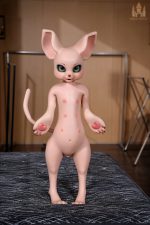 Dolls Castle | 娃娃城堡 - 100CM SZ17 Cream Mouse Doll｜鼠娘福瑞矽膠娃娃 - Image 27