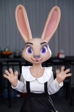 Dolls Castle | 娃娃城堡 - 120CM Rabittie  - C Cup｜福瑞兔子矽膠娃娃：圖片 3
