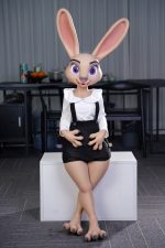 Dolls Castle | 娃娃城堡 - 120CM Rabittie  - C Cup｜福瑞兔子矽膠娃娃：圖片 5