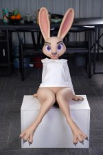Dolls Castle | 娃娃城堡 - 120CM Rabittie  - C Cup｜福瑞兔子矽膠娃娃：圖片 6