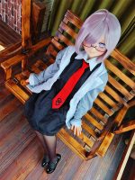 Aotume 凹凸咪 - 玛修 76 - 155cm - C cup (矽膠頭+TPE身體）｜FGO 瑪修 基列萊特 Cosplay 二次元娃娃 - Image 4