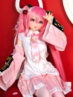 VOCALOID 櫻花初音 Cosplay 性愛娃娃 凹凸咪 145cm B Cup