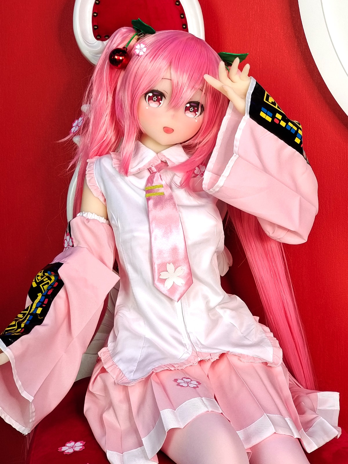 VOCALOID 櫻花初音 Cosplay 性愛娃娃 凹凸咪 145cm B Cup