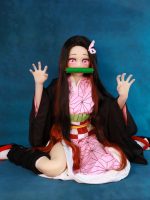 Aotume 凹凸咪 - 禰豆子 47 - 145cm - B cup (TPE頭+TPE身體）｜鬼滅之刃 竈門禰豆子 Cosplay 角色娃娃：圖片 2