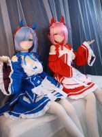 Aotume 凹凸咪 - 雷姆 40 - 145cm - D cup (TPE頭+TPE身體）｜Re: 從零開始 雷姆 Cosplay 角色娃娃：圖片 4