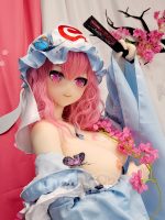 Aotume 凹凸咪 - 幽幽子 101 - 155cm - H cup (TPE頭+TPE身體）｜東方Project 西行寺幽幽子 Cosplay 角色娃娃：圖片 4