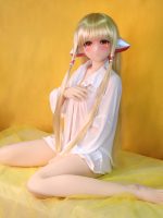 Aotume 凹凸咪 - 小嘰 46 - 145cm - B cup (TPE頭+TPE身體）｜人形電腦天使心 小唧 Cosplay 情趣娃娃：圖片 4