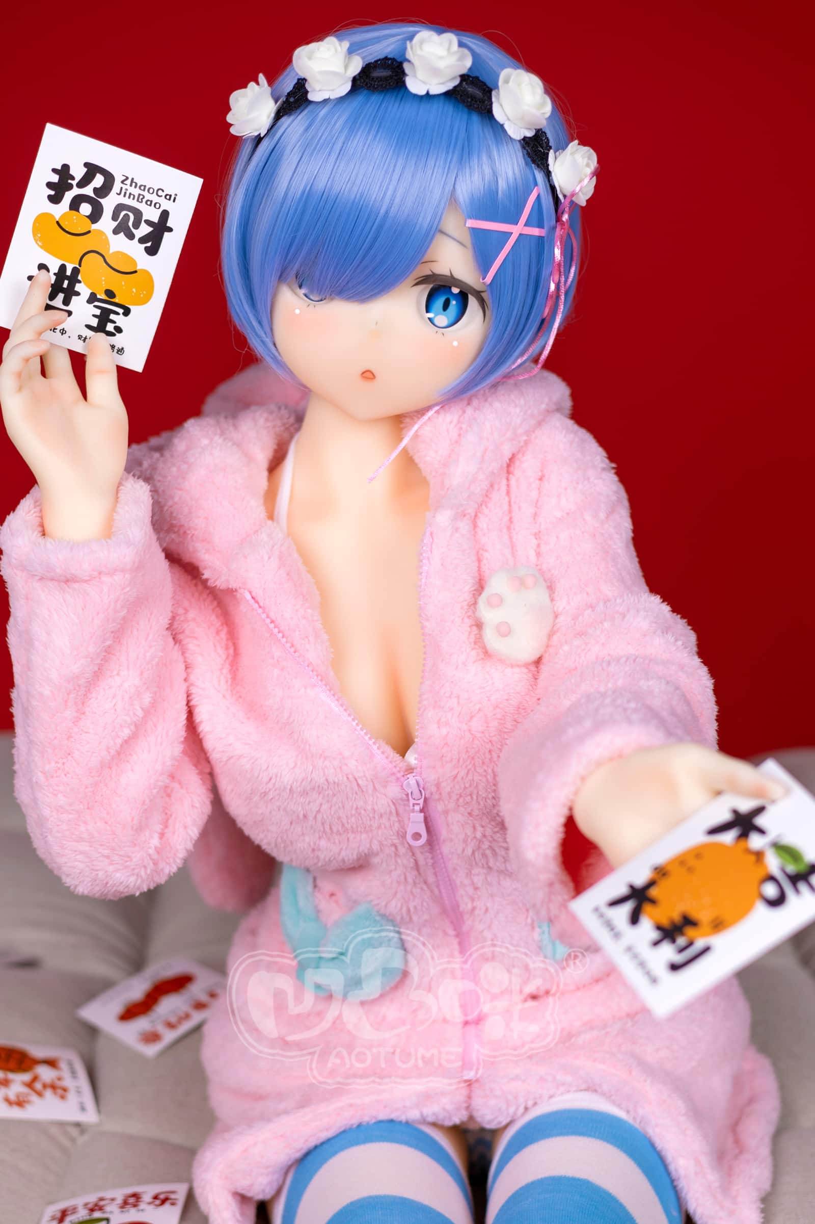 Re: 從零開始 雷姆 Cosplay 二次元矽膠娃娃 凹凸咪 145cm D Cup