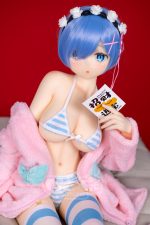 Aotume 凹凸咪 - 雷姆 126 - 145cm - D cup (矽膠頭+矽膠身體）｜Re: 從零開始 雷姆 Cosplay 二次元矽膠娃娃：圖片 3
