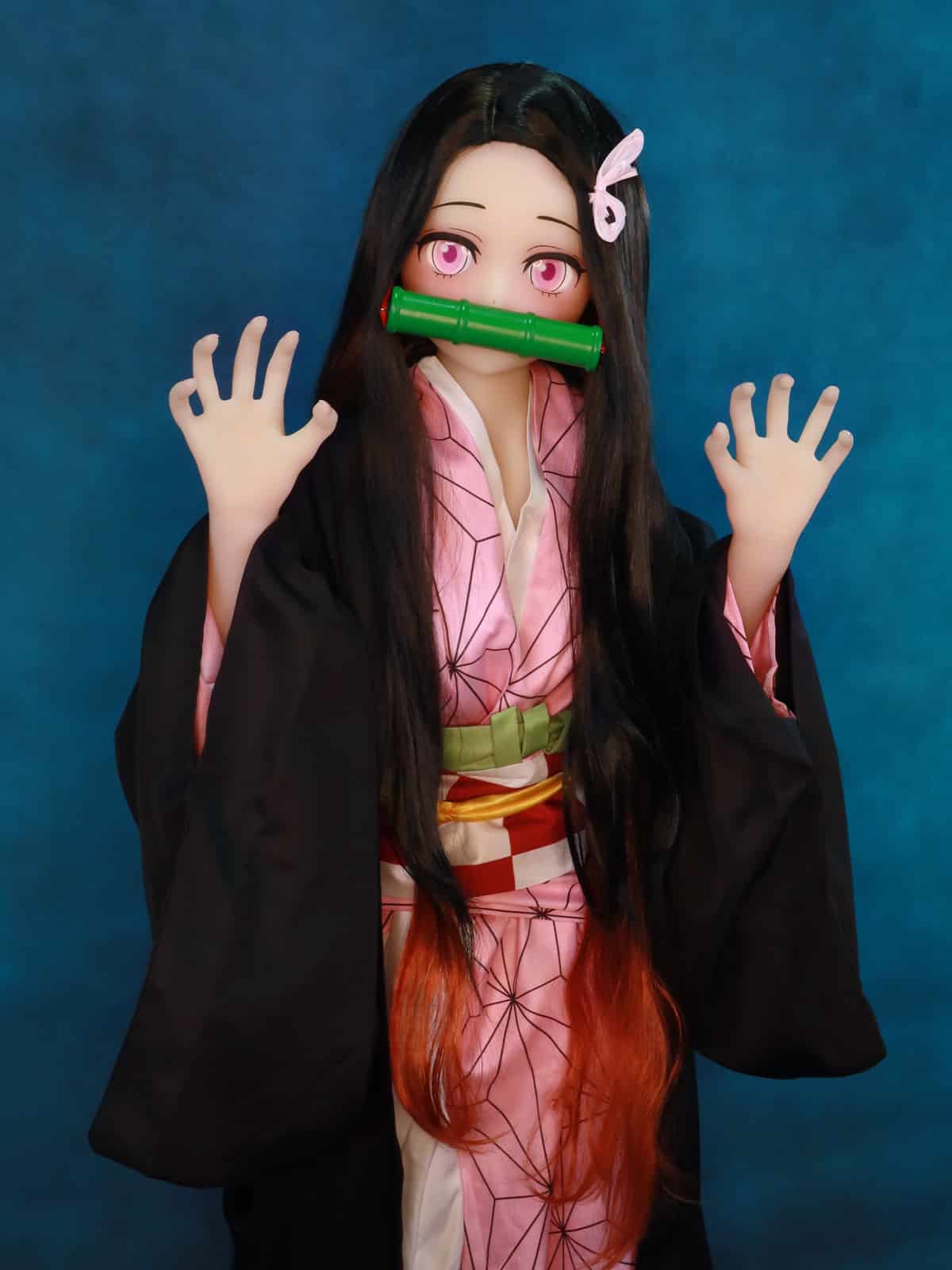 鬼滅之刃 竈門禰豆子 Cosplay 角色娃娃 凹凸咪 145cm B Cup