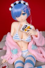Aotume 凹凸咪 - 雷姆 126 - 145cm - D cup (矽膠頭+矽膠身體）｜Re: 從零開始 雷姆 Cosplay 二次元矽膠娃娃：圖片 4