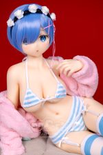 Aotume 凹凸咪 - 雷姆 126 - 145cm - D cup (矽膠頭+矽膠身體）｜Re: 從零開始 雷姆 Cosplay 二次元矽膠娃娃：圖片 5