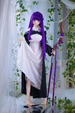 Aotume 凹凸咪 - 菲倫 133 - 155cm - F cup (TPE頭+TPE身體）｜葬送的芙莉蓮 費倫 Cosplay 成人娃娃：圖片 2