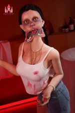 Dolls Castle | 娃娃城堡 - 158cm Zombiella 裂唇人  - C Cup （獵奇矽膠娃娃） - Image 19