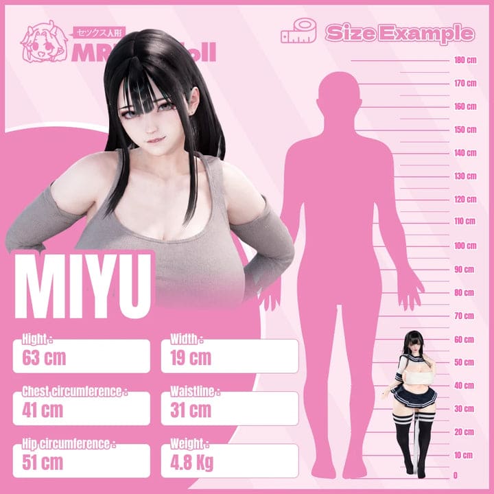 Miyu 63cm 詳細身形尺寸 DIY客製化服裝參考