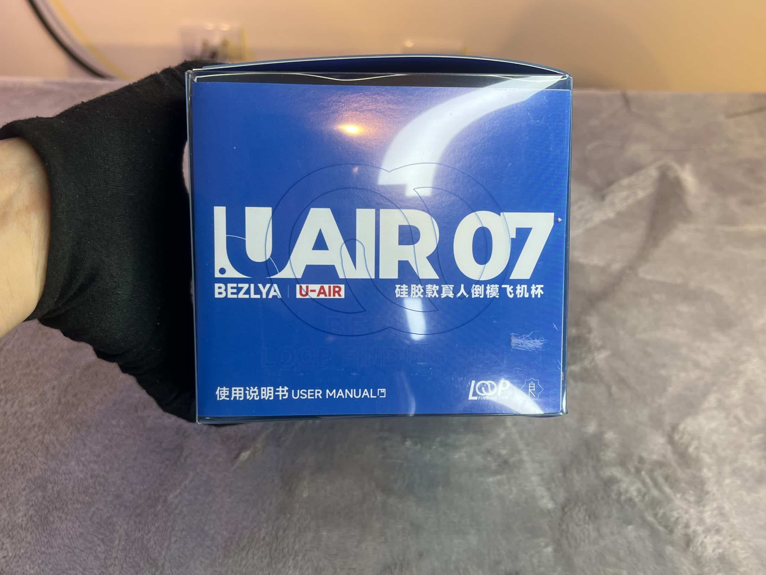 U-AIR 07 矽膠款真人倒模飛機杯型號標示