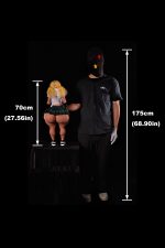 CLM | ClimaxDoll 卡羅漫 - Si70cm SP Chase (Black)｜黑肉 巨乳巨臀可插公仔 - Image 22