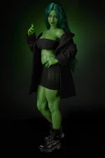 CLM | ClimaxDoll 卡羅漫 - Si70cm KA Renee｜She-Hulk 女浩克 可插公仔：圖片 2