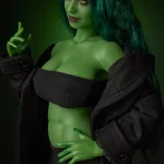 She-hulk 女浩克 可插公仔