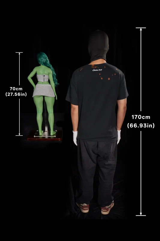 女浩克 可插公仔 She-Hulk 風格尺寸展示圖 2