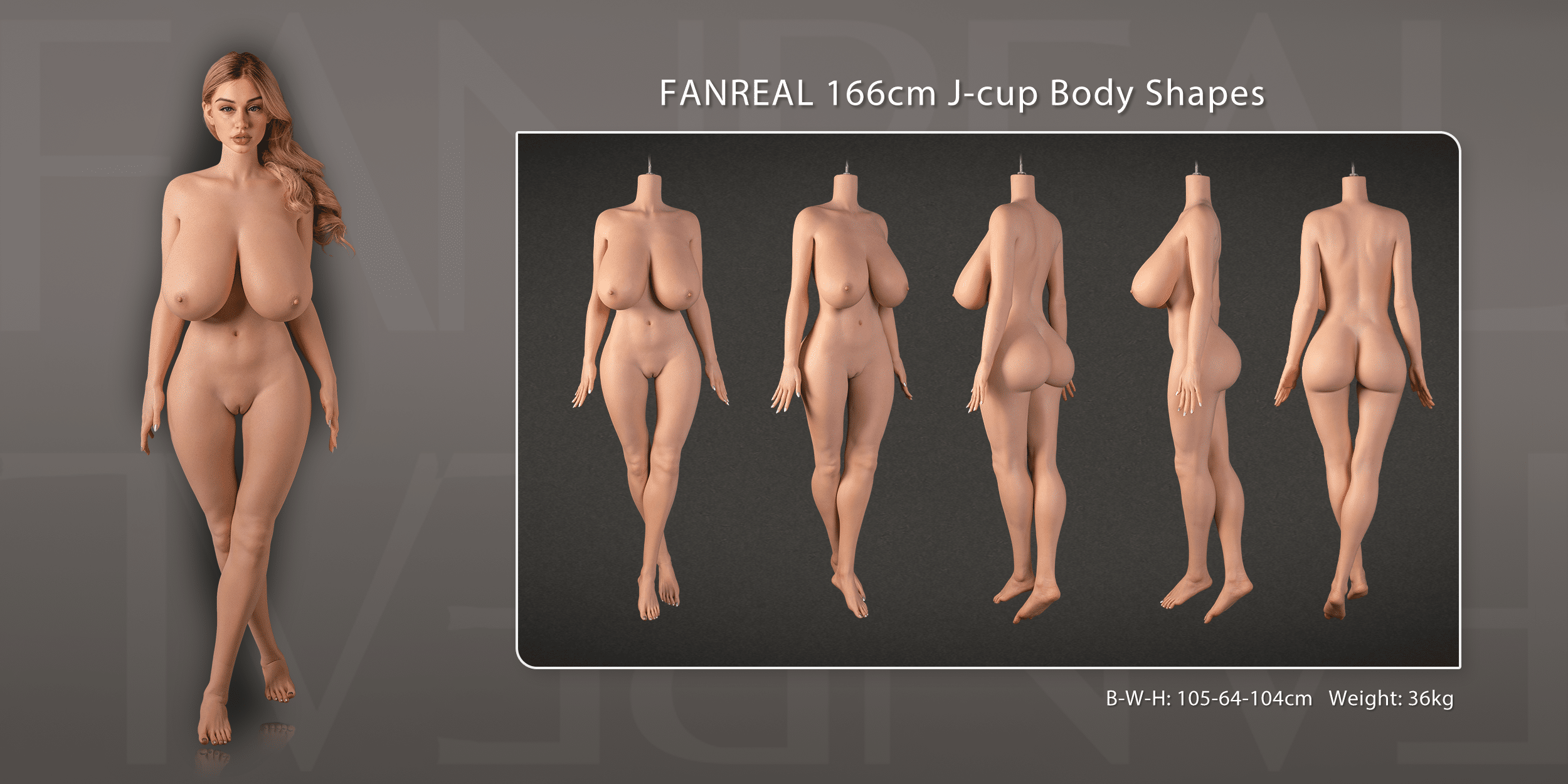 166cm - J cup