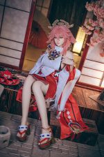 BEZLYA彼之良娃娃 -風鈴3號Pro妝 - 155Mcm- 2.2CF - Ecup｜原神 八重神子 矽膠娃娃 - Image 15
