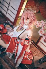 BEZLYA彼之良娃娃 -風鈴3號Pro妝 - 155Mcm- 2.2CF - Ecup｜原神 八重神子 矽膠娃娃 - Image 24