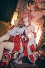 BEZLYA彼之良娃娃 -風鈴3號Pro妝 - 155Mcm- 2.2CF - Ecup｜原神 八重神子 矽膠娃娃 - Image 19