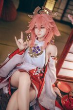 BEZLYA彼之良娃娃 -風鈴3號Pro妝 - 155Mcm- 2.2CF - Ecup｜原神 八重神子 矽膠娃娃 - Image 22