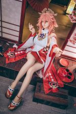 BEZLYA彼之良娃娃 -風鈴3號Pro妝 - 155Mcm- 2.2CF - Ecup｜原神 八重神子 矽膠娃娃 - Image 26