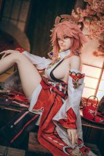 BEZLYA彼之良娃娃 -風鈴3號Pro妝 - 155Mcm- 2.2CF - Ecup｜原神 八重神子 矽膠娃娃 - Image 6
