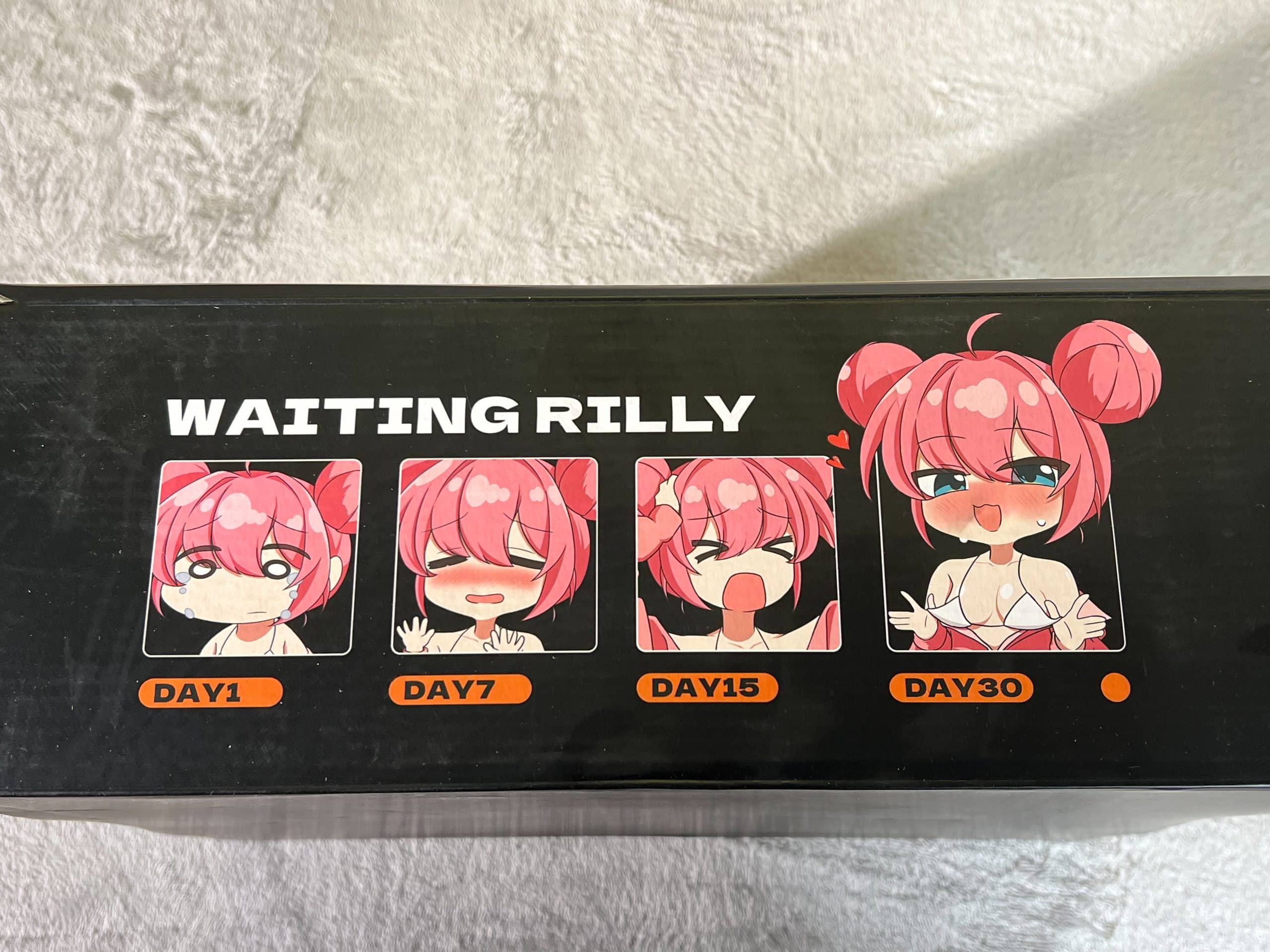 里伊 RILLY 外盒頂部角色插圖