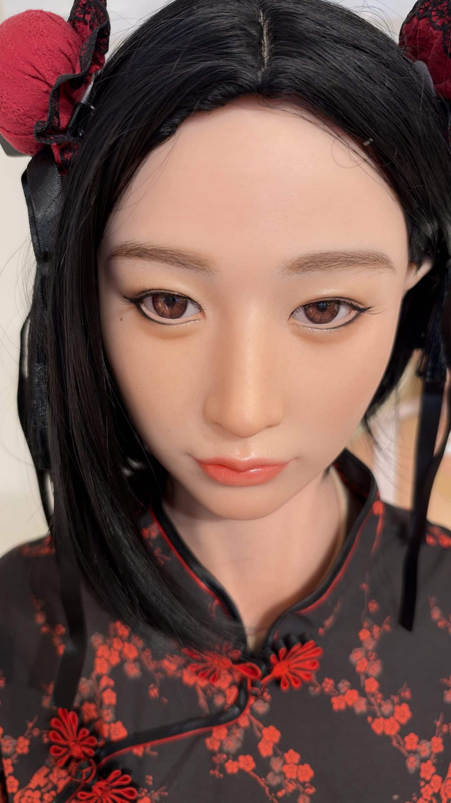 奶咪真人娃娃臉部妝容細節實拍